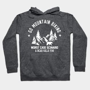 Go mountain biking Hoodie